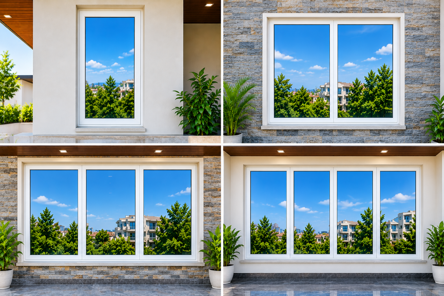 UPVC Fixed Windows