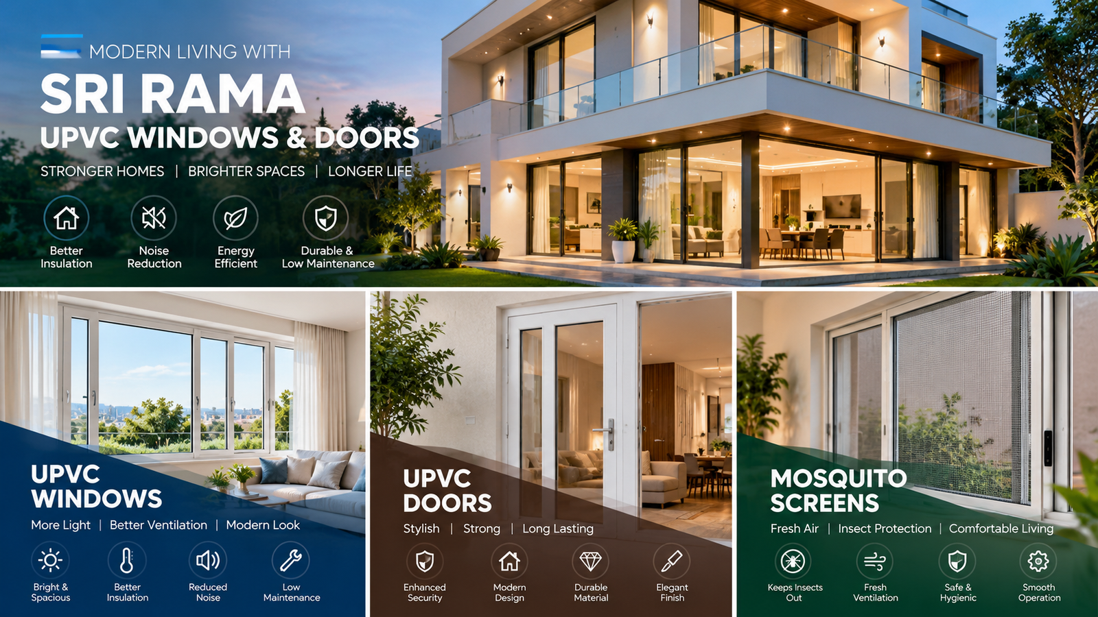 Modern UPVC Windows and Doors