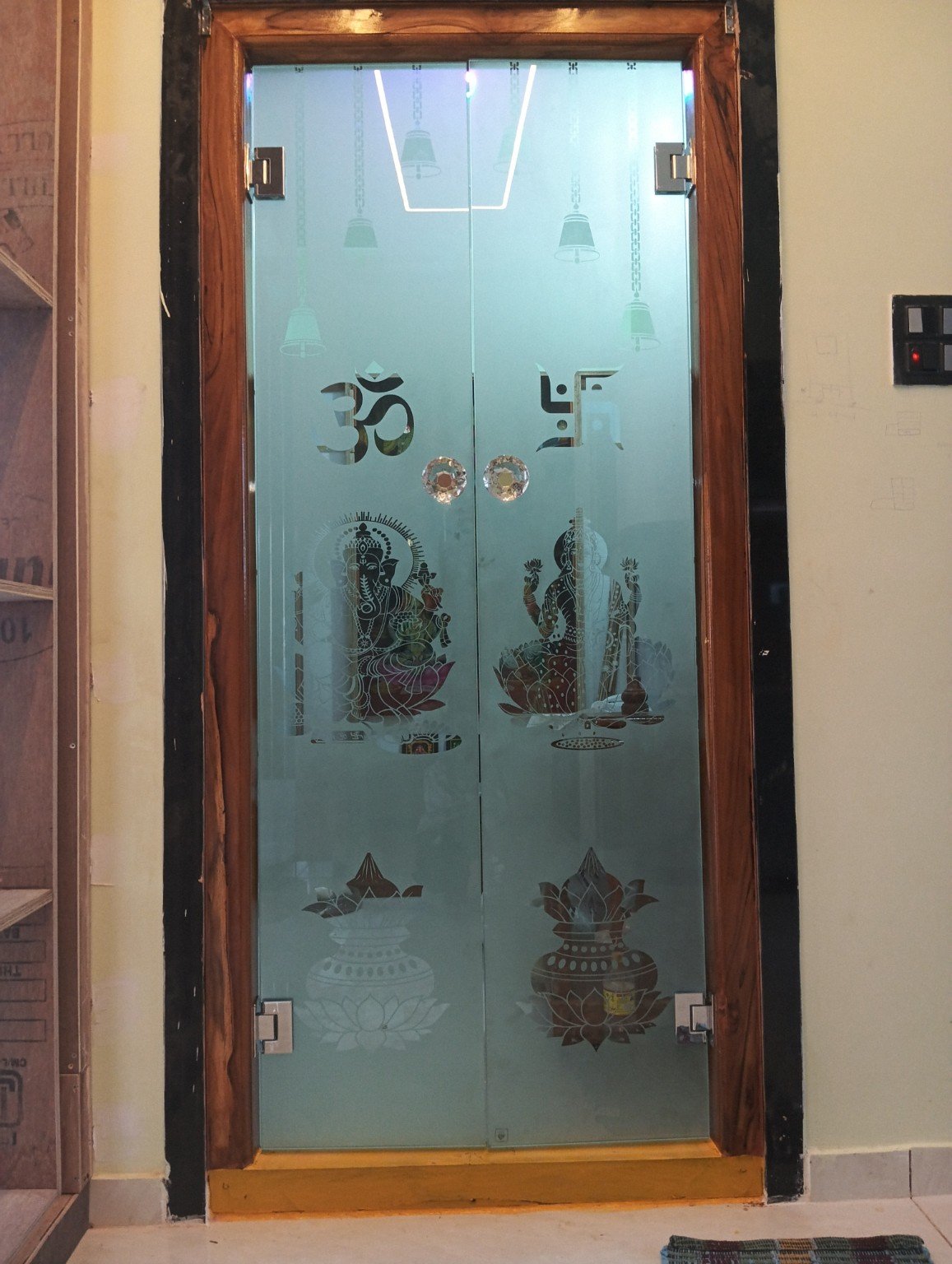 UPVC Partition Door Installation